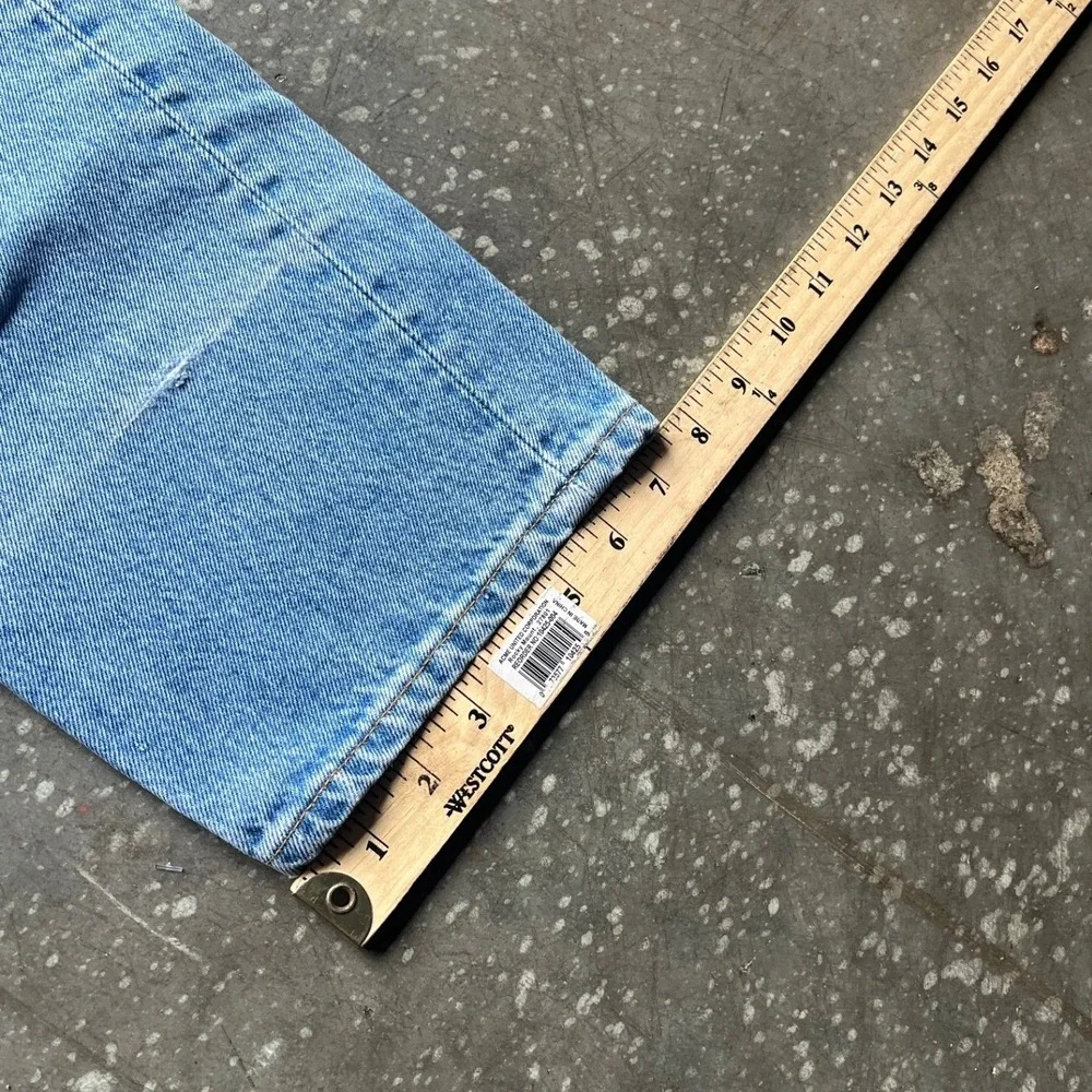 Vintage 90s Levis 501 Mens 30 (30x35) Light Wash Button Fly Jeans Made in USA - Picture 12 of 12